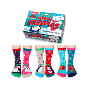 United ODD Socks Χριστουγεννιάτικες Γυναικίες Κάλτσες Merry Kissmas