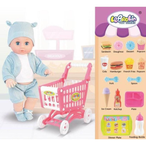 Martin Toys ΜΩΡΑΚΙ ΜΠΑΤΑΡΙΑΣ ΜΕ ΚΑΡΟΤΣΙ ΣΟΥΠΕΡ ΜΑΡΚΕΤ ΚΑΙ ΨΩΝΙΑ