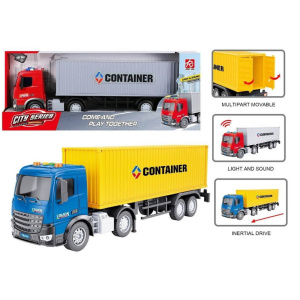 Martin Toys Φριξιον Container Φορτηγο Με Φωτα Και Ηχους